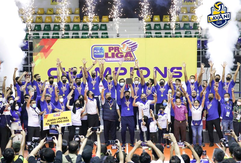 Kaleidoskop Proliga 2022 salah satunya menceritakan kronologis Bogor LavAni juara Proliga 2022. (Foto: Bogor LavANi)