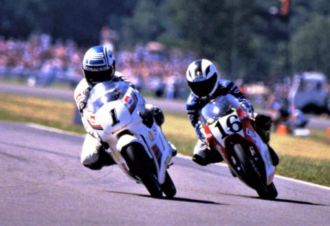 Race kelas 80cc di Kejuaraan Dunia Balap Motor GP dengan Stefan Dorflinger -nomor 1- menjuarainya pada 1984. (Foto: motogp)