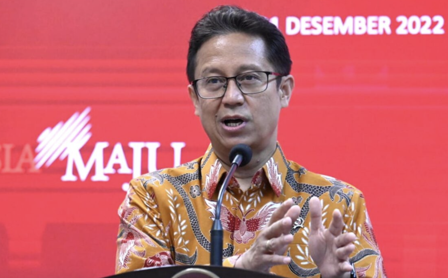 Menteri Kesehatan Budi Gunadi Sadikin