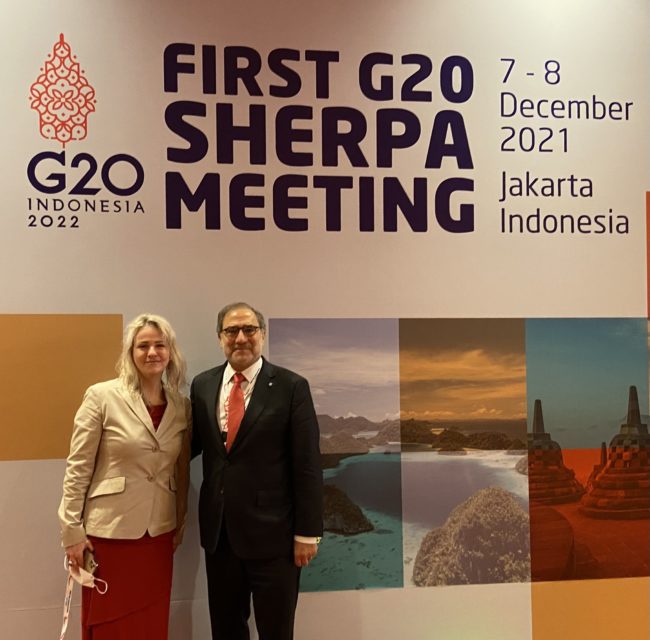 perwakilan Sherpa G20 Rusia Svetlana Lukash