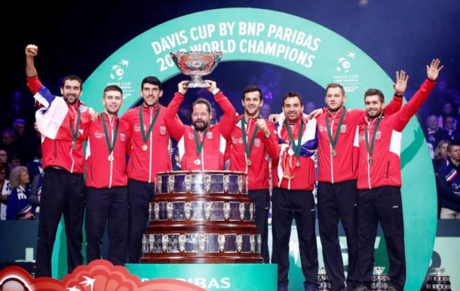 Tim tenis Kroasia juara Piala Davis 2018. (Foto: beinsports)