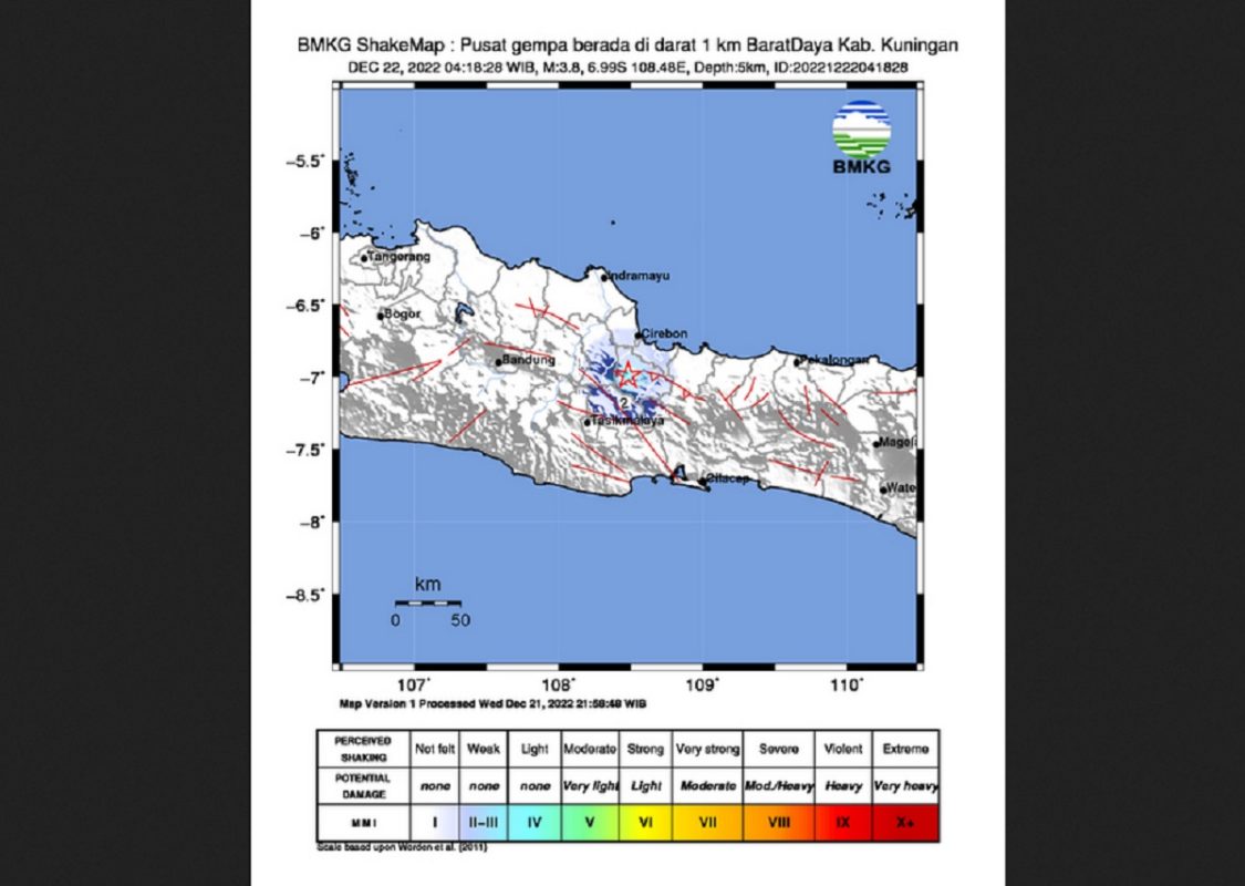 Gempa kuningan