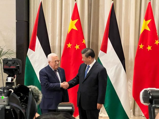 dukungan China pada Palestina