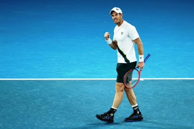 Andy Murray di Australian Open 2023 hari kedua. (Foto: ATP Tour)