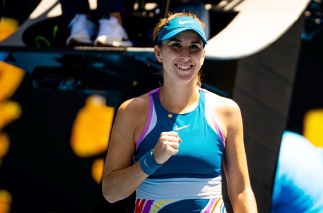 Belinda Bencic di Australian Open 2023. (Foto: WTA)