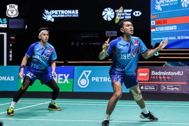 Jadwal India Open 2023 hari ini salah satunya menampilkan perjuangan Fajar Alfian/Rian Ardianto. (Foto: PBSI)