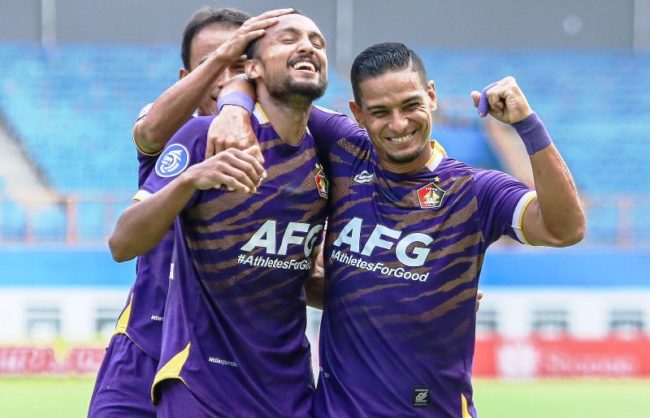 Persik Kediri merayakan gol ke gawang Bhayangkara FC dalam jadwal Liga 1 hari ini Kamis 19 Januari 2023. (Foto: Persik Kediri)