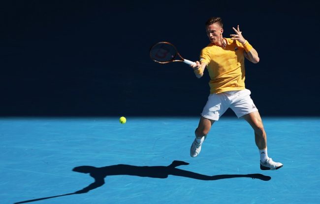 Jiri Lehecka di Australian Open 2023 hari 7. (Foto: ATP Tour)