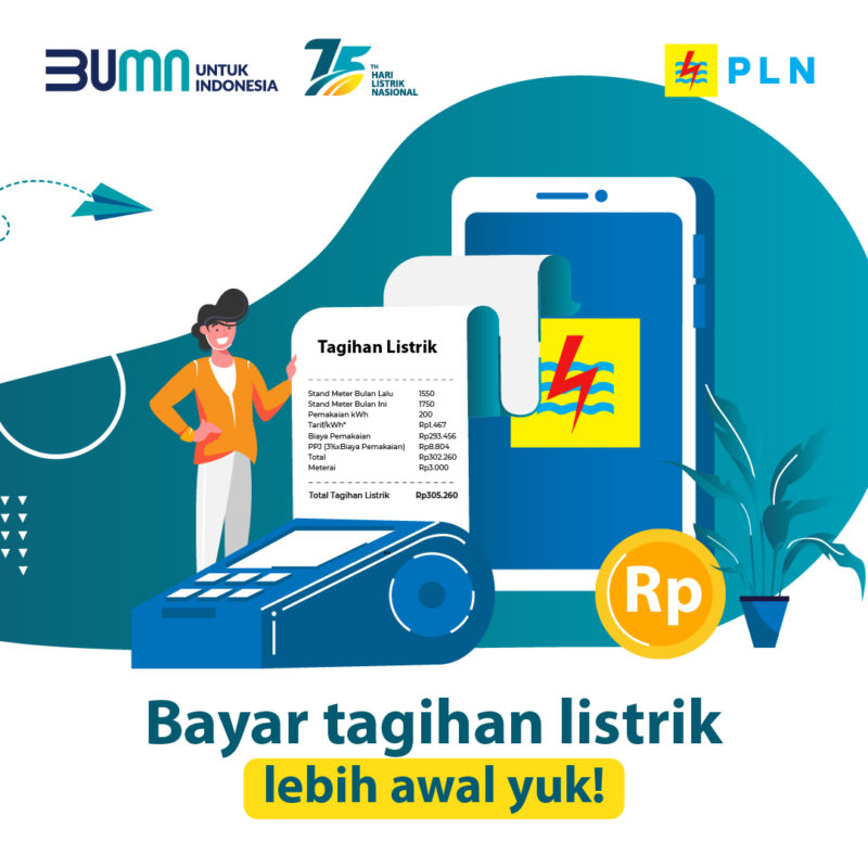 Cara bayar listrik PLN