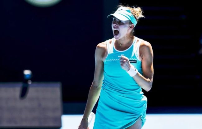 Magda Linette di Australian Open 2023. Foto: tvp pl)