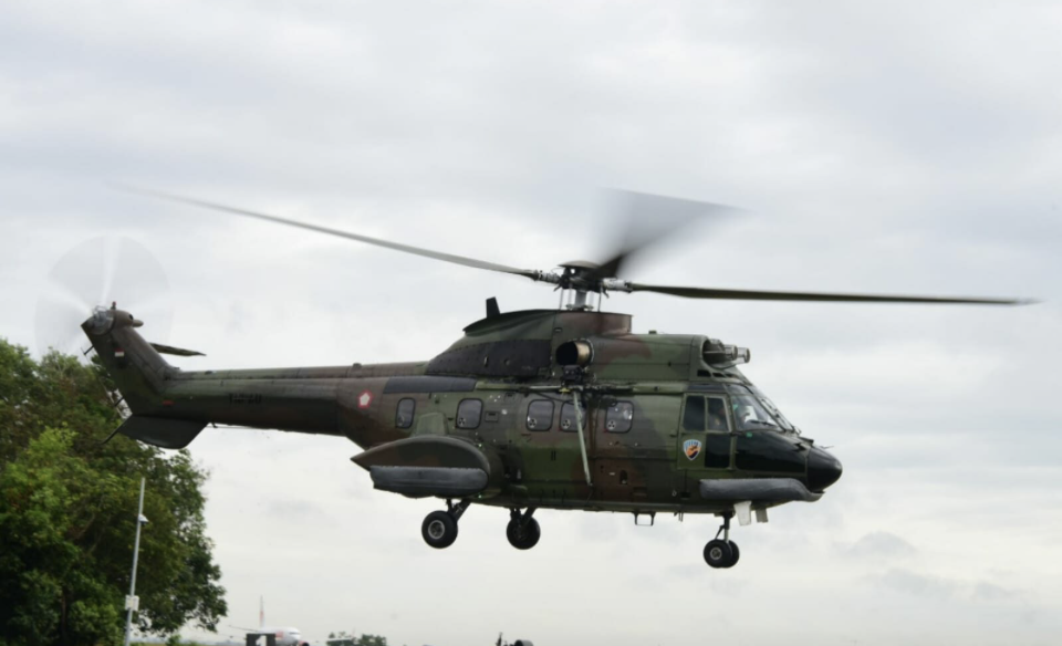 Helikopter Super Puma milik TNI AU. (Dok: TNI AU)