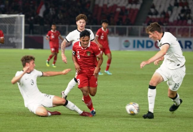 Timnas Indonesia U-20 Vs Selandia Baru U-20. (Foto: PSSI)