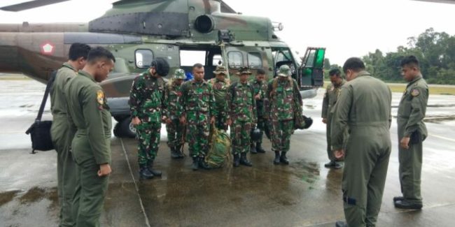 TNI Angkatan Udara memberangkatkan Helikopter Super Puma H-3211. (Dok: TNI AU)