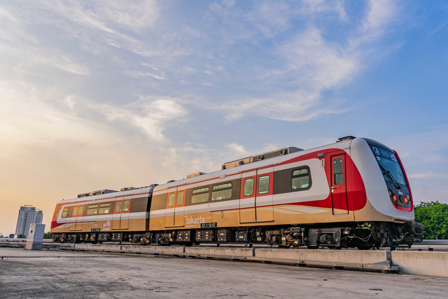 Rangkaian LRT Jabodetabek. (Dok: lrt.co.id)