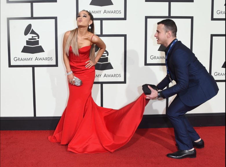 Ariana Grande saat menghadiri Grammy Award pada tahun 2016