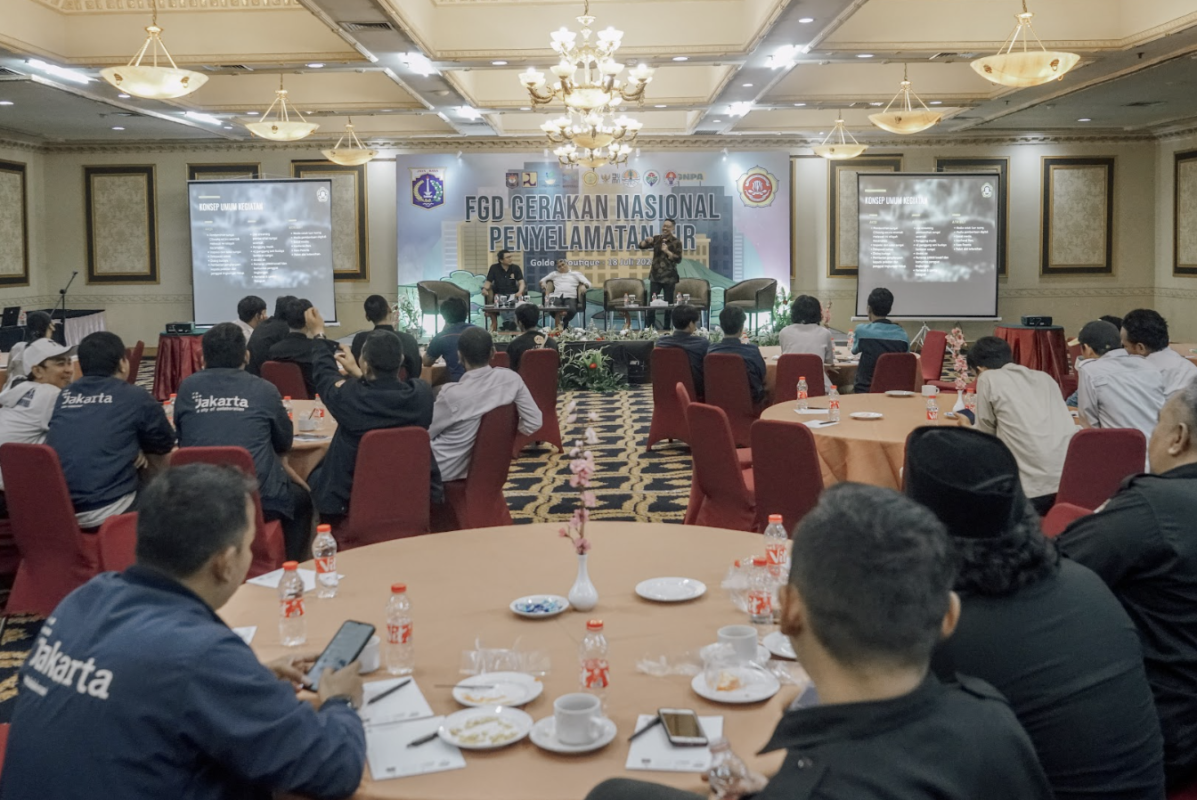 Karang Taruna DKI Jakarta menggelar Focus Group Discussion (FDG) Gerakan Nasional Penyelamatan Air pada Selasa, 18 Juli 2023.