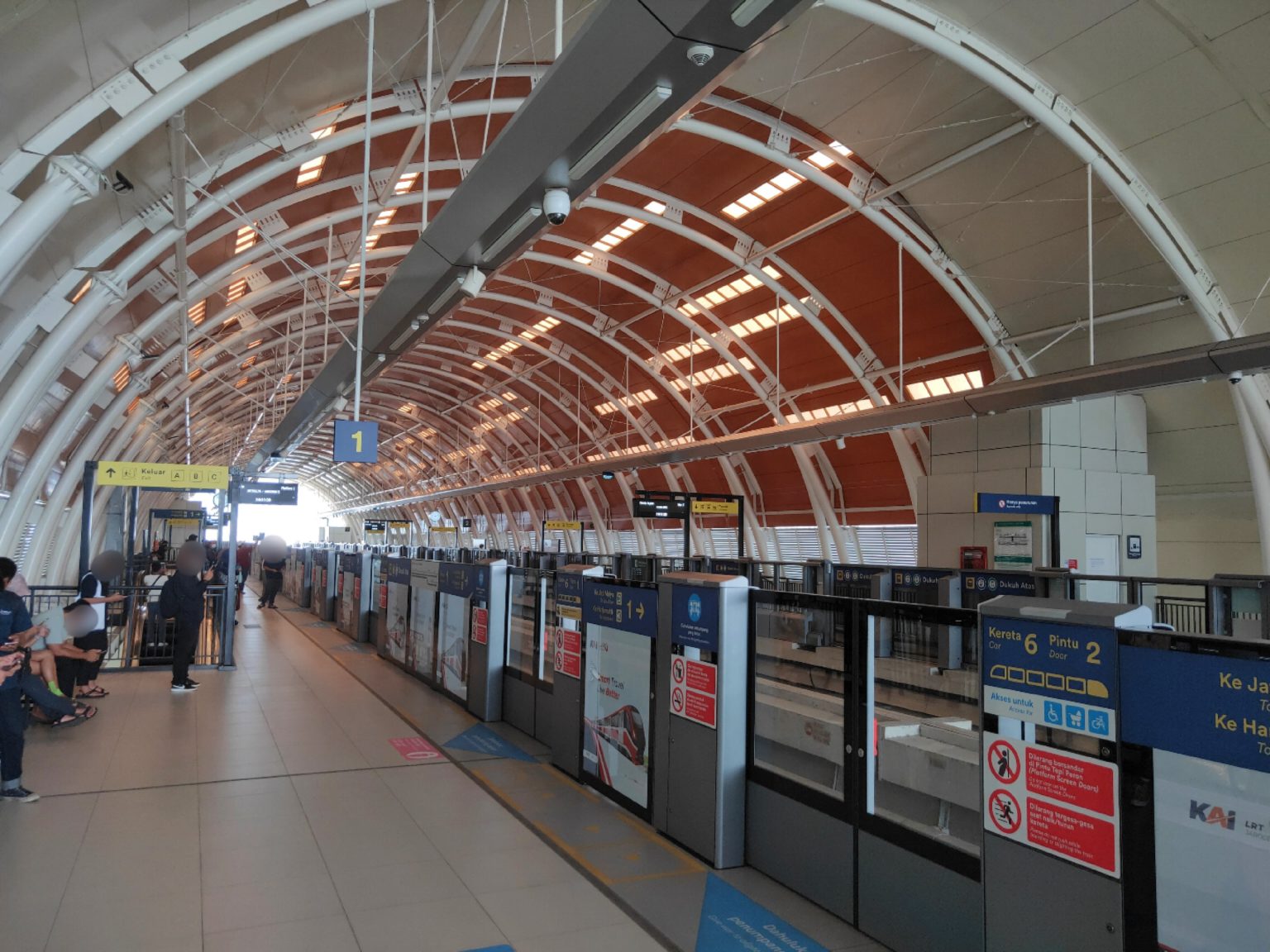 Stasiun LRT Jabodebek. (Dok Gaz)