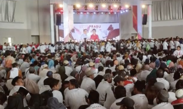 Deklrasi relawan Prabu dukung Prabowo Subianto di Semarang, Jawa Tengah.