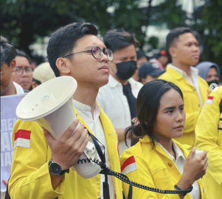 Ketua BEM UI Melki Sedek Huang.