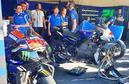 Fabio Quartararo mengaku belum merasakan peningkatan tenaga dari prototipe mesin Yamaha M1 untuk MotoGP 2024 pada tes Misano, Senin, 11 September 2023. (Foto: Peter McLaren)