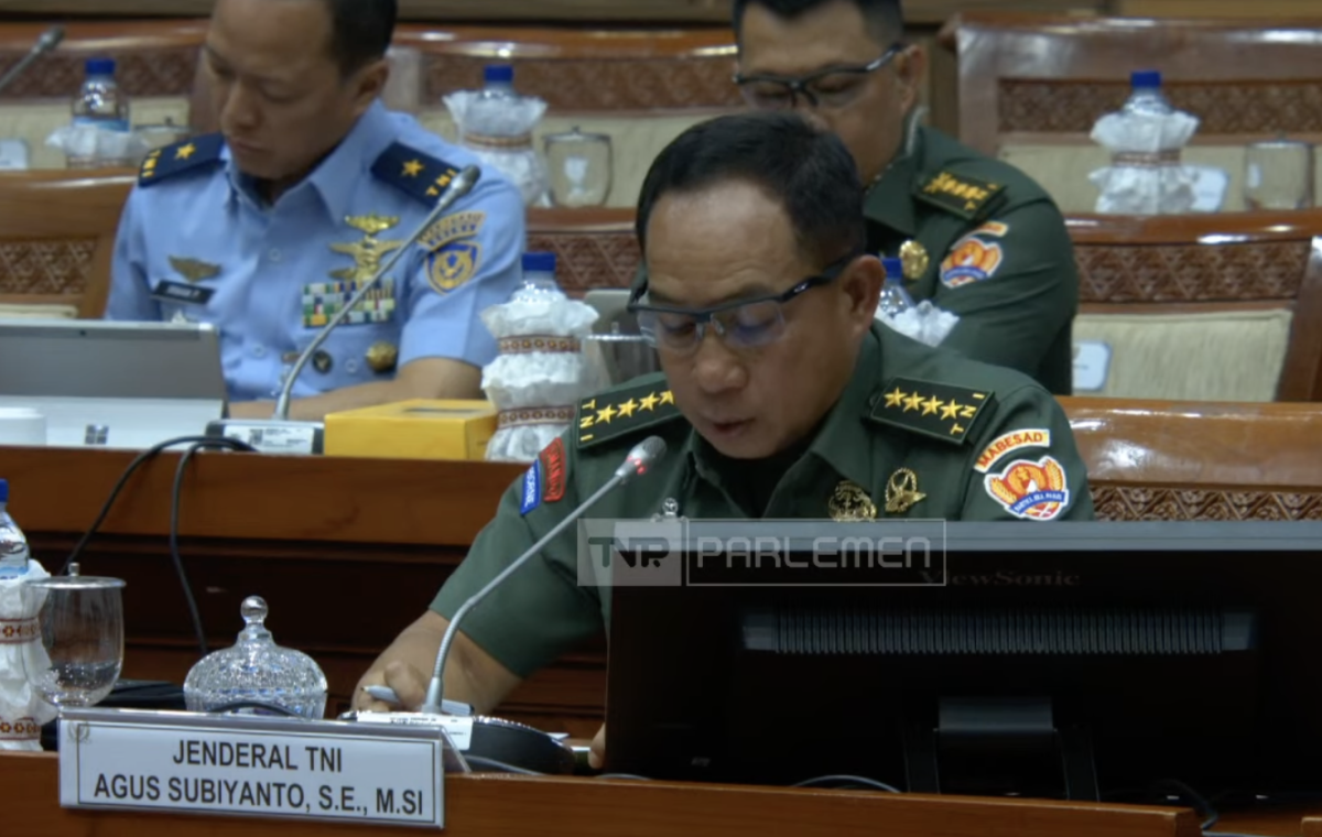 Komisi i DPR RI secara resmi menyetujui KSAD Jenderal Agus Subiyanto menjadi calon Panglima TNI