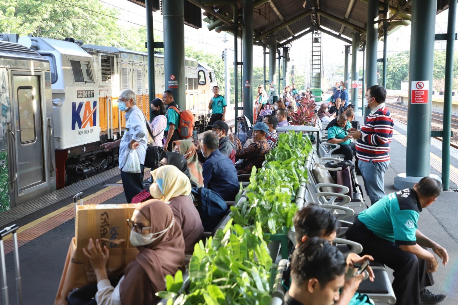 125 Ribu penumpang berangkat dari Stasiun Gambir dan Pasar Senen jelang Nataru (Dok.PT KAI)