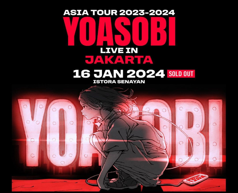 Baru Dijual Hari Ini, Tiket Konser YAOSOBI di Jakarta 2024 Langsung