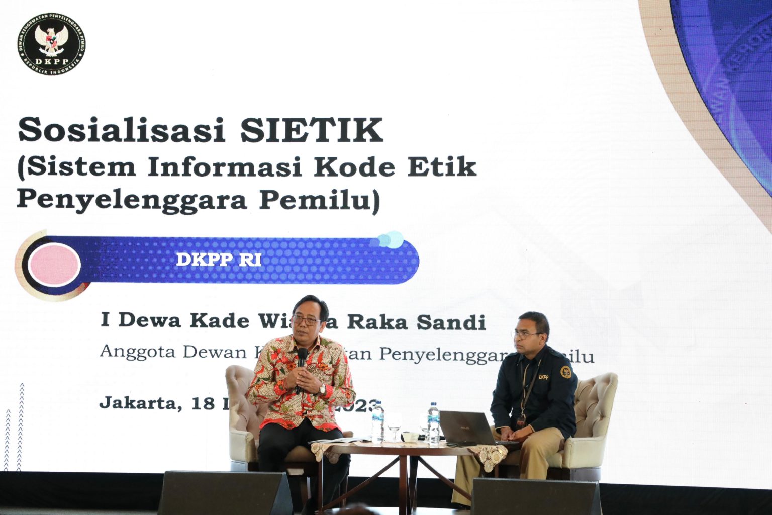 DKPP Sosialisasi Aplikasi SIETIK