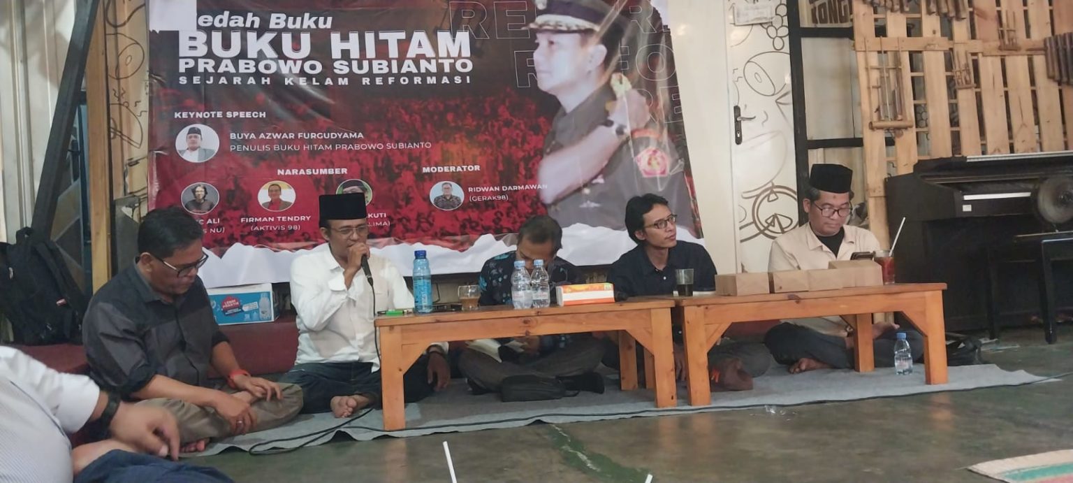 Ciputat Menggugat, Bedah "Buku Hitam Prabowo Subianto" Ungkap Ancaman Masa Depan Indonesia.