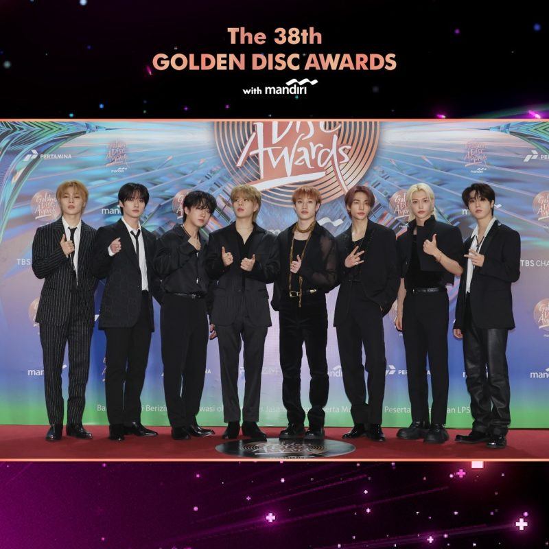 Stray Kids menghadiri Golden Disk Award 2024 di Jakarta