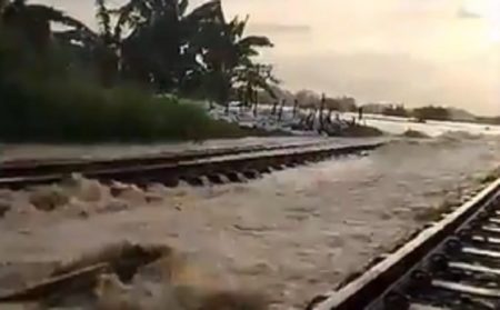 KAI batalkan sejumlah perjalanan KA imbas banjir di Grobogan (Dok tangkapan layar)