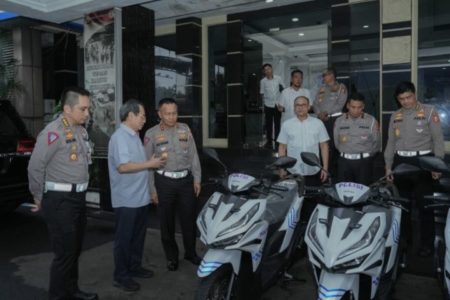 Kakorlantas Polri, Irjen Pol Aan Suhanan, akan mendistribusikan motor baru untuk polda se-Indonesia. Foto: Humas Polri