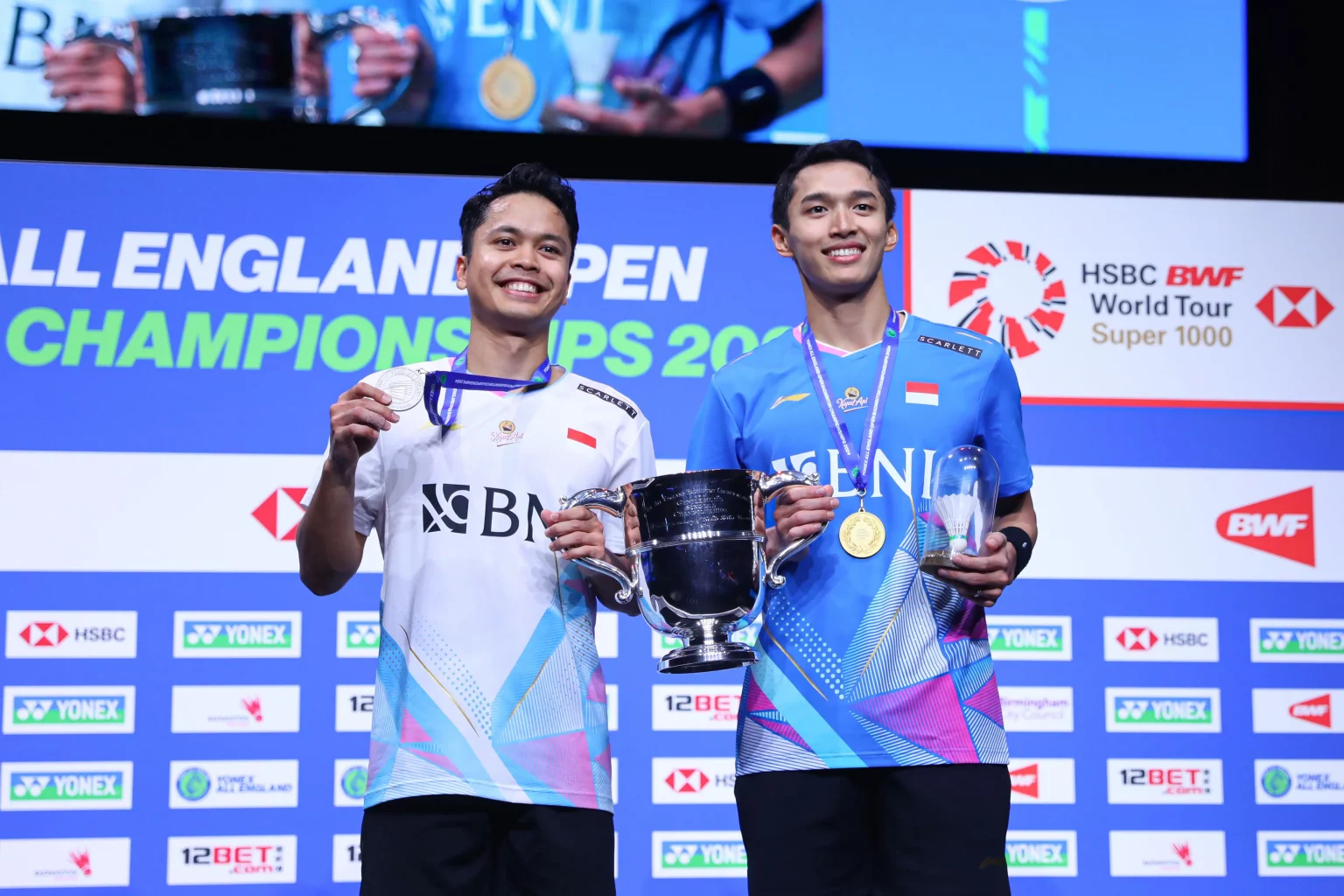 Anthony Ginting, Jonatan Christie