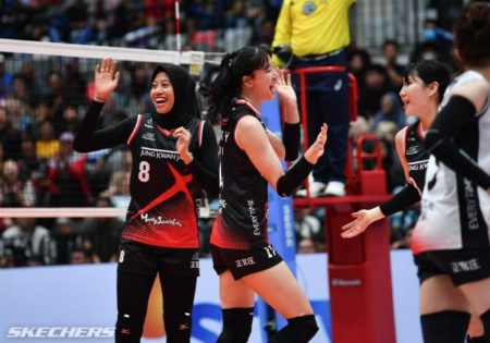 Red Sparks menang dramatis 3-2 atas Indonesia All Star