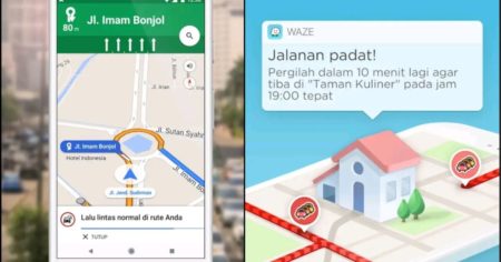 Perbandingan Peta Online, Google Maps Vs Waze