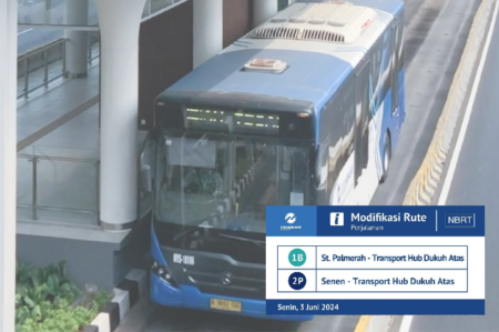 Transjakarta Modifikasi Rute 1B dan 2P Menuju Transport Hub Dukuh Atas Mulai Senin, 3 Juni 2024, Catat Rutenya!