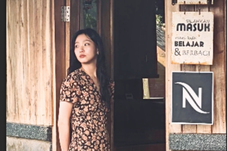 Kim Go Eun ada di Garut, Indonesia. (Foto: Instagram/@ggonekim)