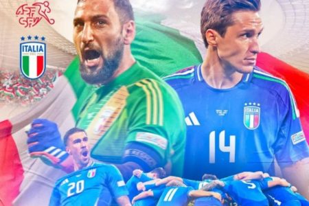 Timnas Italia akan menghadapi Timnas Swiss pada babak 16 besar Euro 2024