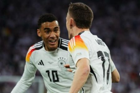 Timnas Jerman tampil perkasa pada laga pembuka grup A Euro 2024 dengan mengalahkan Skotlandia 5-1