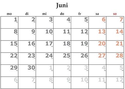 Tanggal 4 Juni Hari Apa