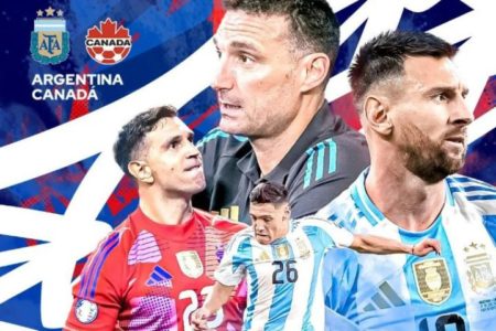 Timnas Argentina jumpa Timnas Kanada pada laga babak semifinal Copa America 2024