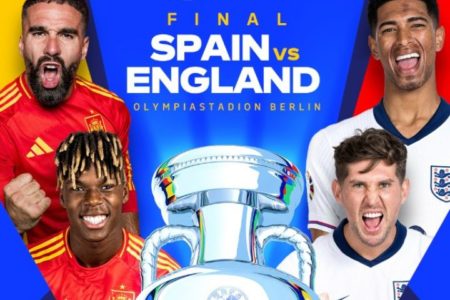 Timnas Spanyol jumpa Timnas Inggris pada laga final Euro 2024