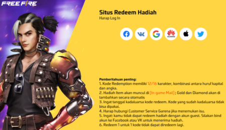 kode redeem ff