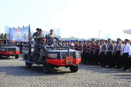 Pengamanan pelantikan Prabowo Gibran